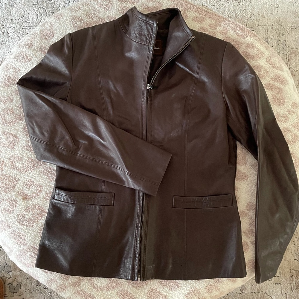 COPY - Leather Cole Haan jacket